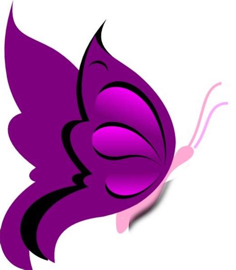 Purple Butterflies Clipart Free Download On Clipartmag