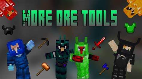 More Ore Tools Más Herramientas De Minerales Addon Para Minecraft Pe