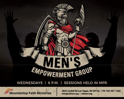 Mens Empowerment Group Resumes Wednesday Mountaintop Faith Ministries