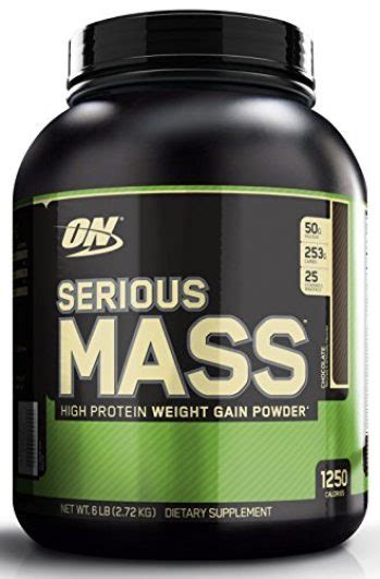 Optimum Nutrition On Serious Mass Weight Gainer Review