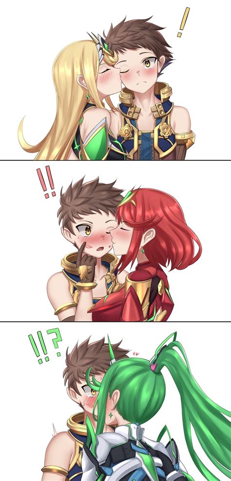 Getting Those Kisses Artwork From Nithros On Twitter Link Down Below Rxenobladechronicles