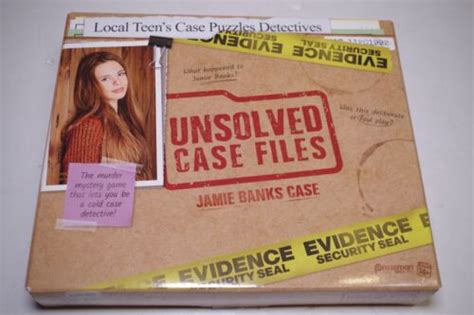 Pressman Unsolved Case Files Jamie Banks Case Murder Mystery Game