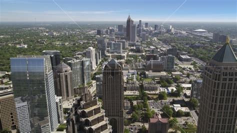 Midtown Atlanta Skyscrapers Near Downtown Skyscrapers Georgia Aerial