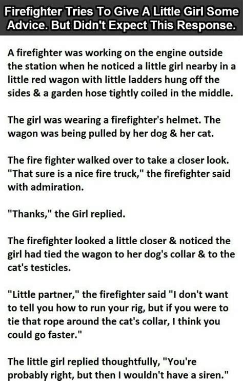 Firefighter Gives A Little Girl Advice But Never Expected