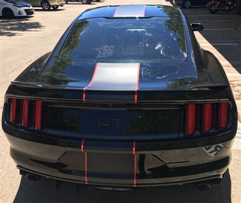 Mustang Racing Single Stripes Style 2 Colors
