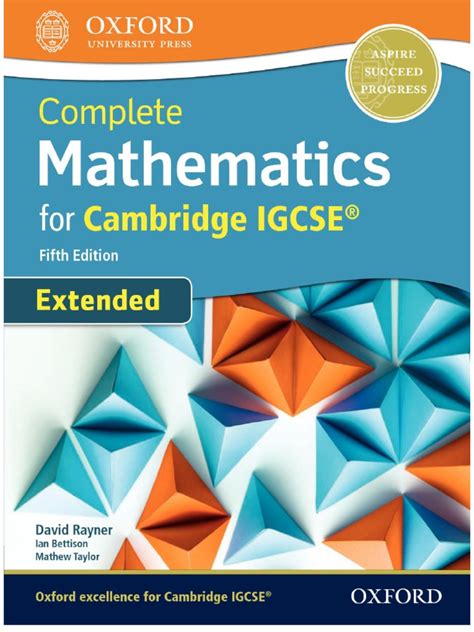 This site contains definitions, explanations and examples for elementary and advanced math topics. Complete Mathematics for Cambridge IGCSE® Fifth Edition ...