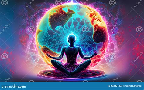 The Seven Chakras of Yoga Harmony and Health Stock Illustration