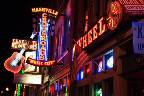Musique à Nashville Nuit Nashville Tennessee États Unis