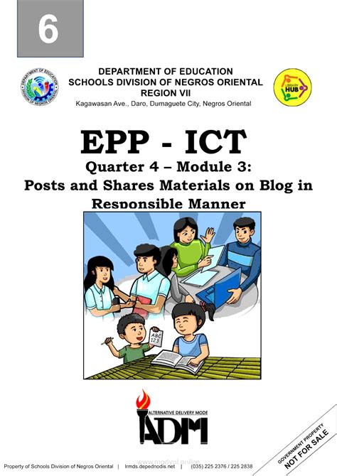 epp ict quarter  module  posts  shares materials  blog