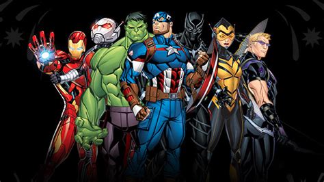 Marvel Iron Man Ant Man Hulk Captain America Black Panther Wasp