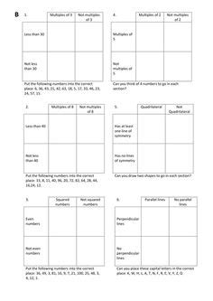 primaryleapcouk carroll diagrams worksheet   son worksheets