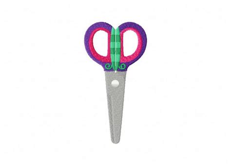 Butterfly Scissors Machine Embroidery Design Daily Embroidery