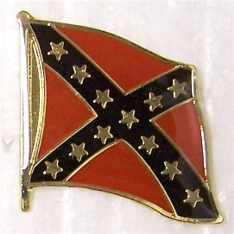Battle Flag Confederate States Of America Csa Hat And Lapel Pin From