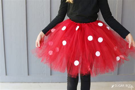 How To Make A Diy Minnie Mouse Costume With Tutu No Sew