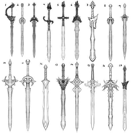 By Viktormon Sword Drawing Sword Reference Weapon Concept Art
