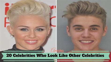 20 Celebrities Who Look Like Other Celebrities Youtube
