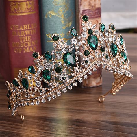 2020 Luxurious Rose Gold Wedding Crown Queen Tiara Bride Crown Headband