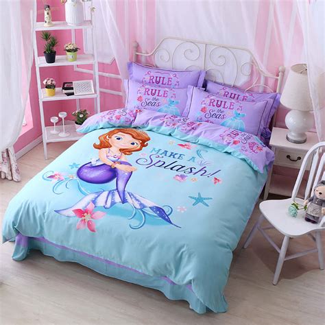 Twin mattresses are also called single mattresses and they are one of the most popular. Blue Purple Mermaid Princess Disney Comforter Bedding Set ...