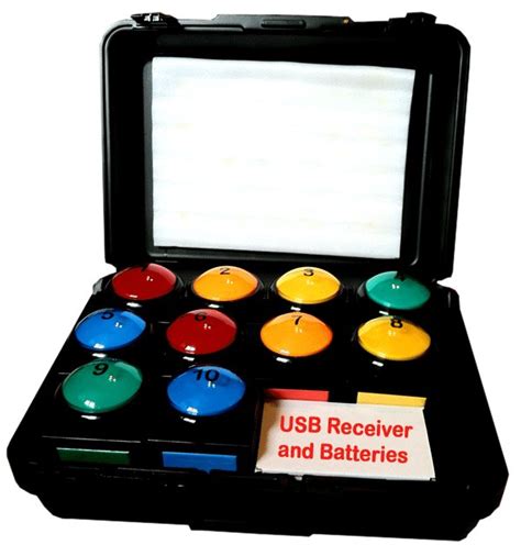 The game shows probably buy this from reputable companies who are known for making quality game show buzzers. Carry Case for Trivia Cubes 10 Player Wireless Buzzer Systems