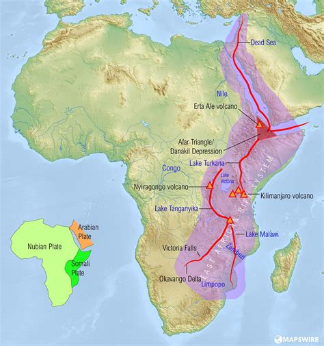 The East African Rift Valley Natural Wonders Forged By Tectonics