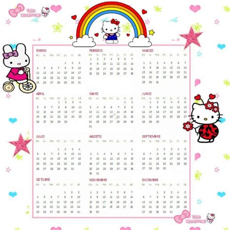 Calendario 2015 Infantil Para Imprimir