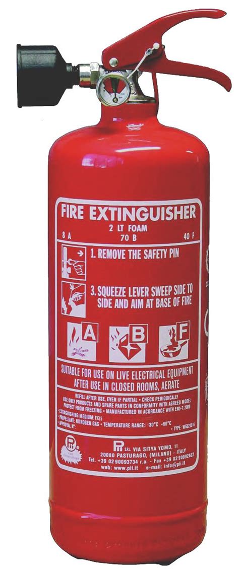 PII FIRE EXTINGUISHER FOAM AFFF L Water Foam