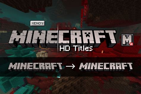 Hd Minecraft Titles Minecraft Texture Pack