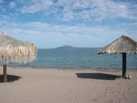 Isla Coronados As Seen From Loreto Beach Baja California Sur Mexico
