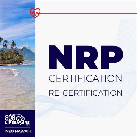 Nrp Certificationrecertification Neo Hawaii808 Lifesavers Llc