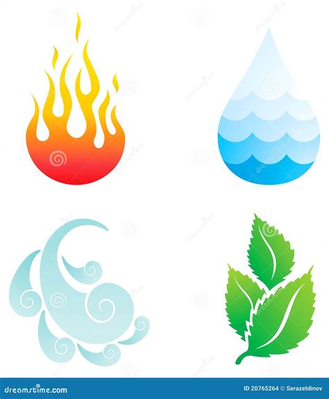 Four Elements Stock Images Image 20765264