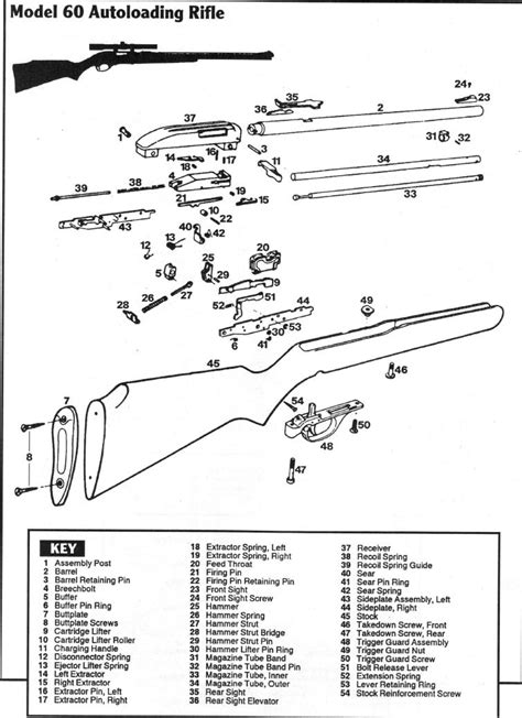 Marlin Model 60 Parts Schematic
