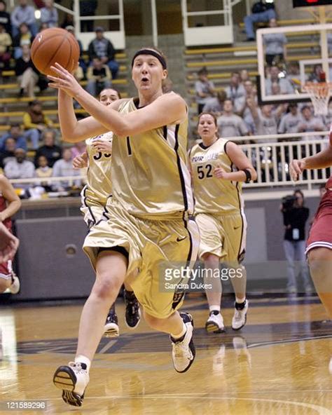 Katie Gearlds Passes The Ball As She Goes Up Count In The Second Half