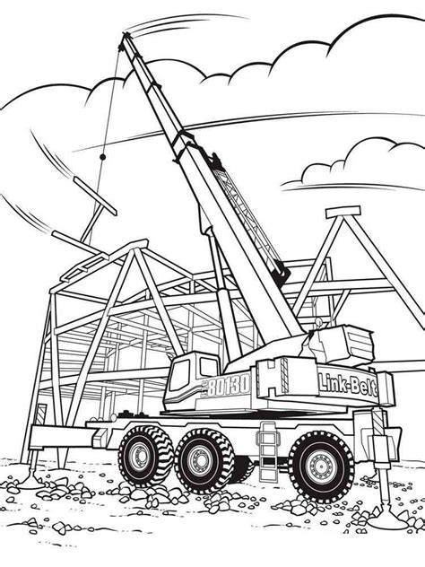 Construction Coloring Pages Printable