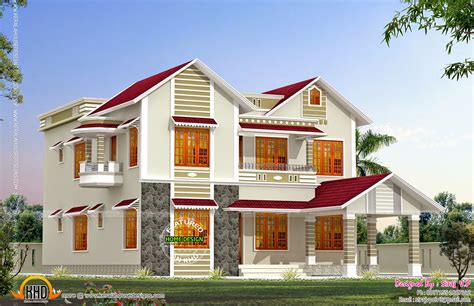 Front And Side Elevation Of House Kerala Home Design And Floor Plans