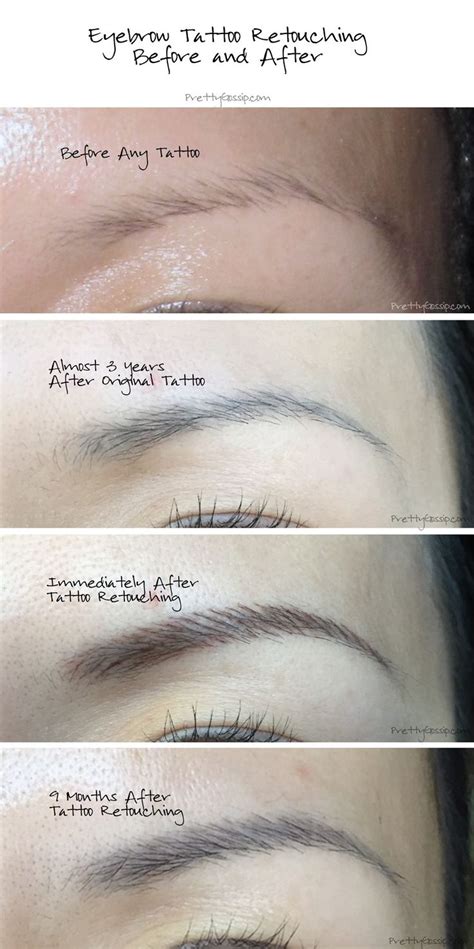 I Tattooed My Eyebrows Again Before And After Eyebrow Tattoo
