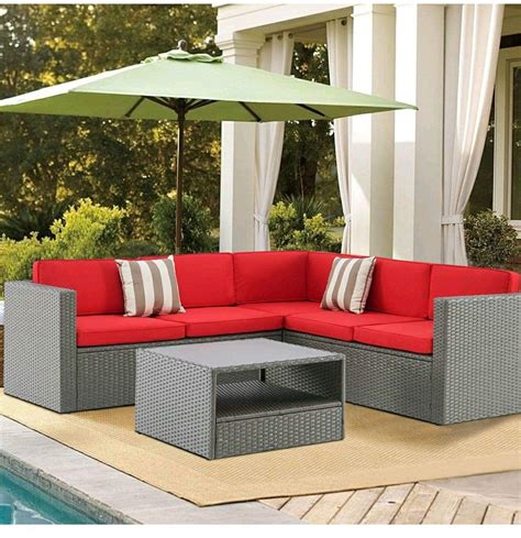 Sectional Patio Furniture Patio Furniture Sets Outdoor Sectional Sofa