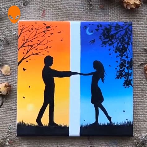 15 Beautiful Paintings About Love Painting Tutorial Videos In 2020