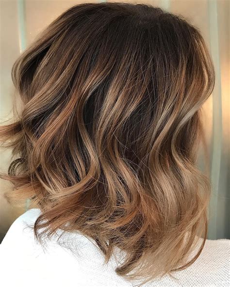 Trendy Brown Balayage Hairstyles For Medium Length Hair