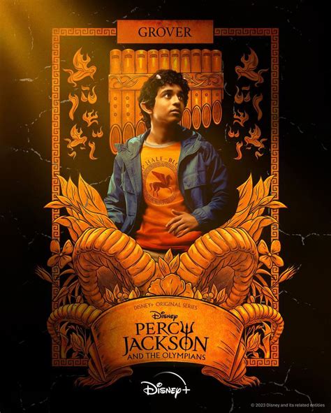 Disney Percy Jackson First Posters For Main Characters Revealed