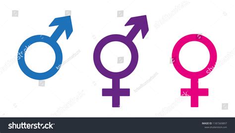 set gender symbols including neutral icon stock vector royalty free 1181569897 shutterstock