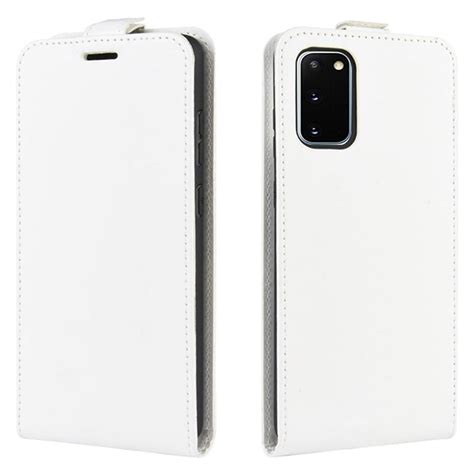 How to insert micro sd card in samsung galaxy s20 fe? Samsung Galaxy S20 FE Vertical Flip Case with Card Slot - White