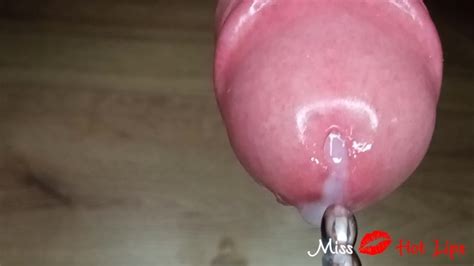 Close Up Amateur Femdom Ruined Orgasm With Urethral Sounding Frenulum