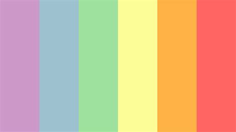 Pastel Rainbow Gradient Aesthetic Rainbow Color Palette Harcrateremtettek