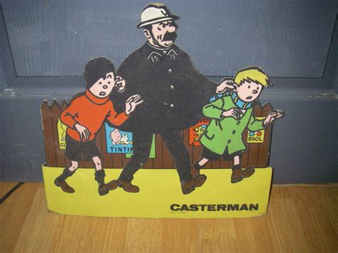 Tintin Ancien Herge Casterman Quick Et Flupke Carton