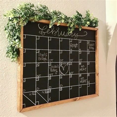 Pin By Pseudomyn On The Cube ‍ Chalkboard Wall Calendars Chalkboard