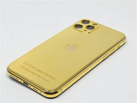 Iphone 11 pro kimler için uygun? Custom 24K Gold Apple iPhone 11 Pro MAX