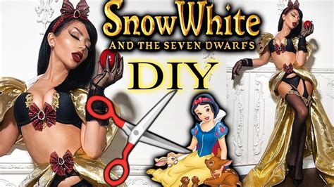 My Diy Snow White Costume Youtube