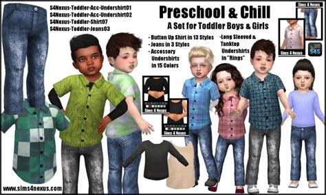 Preschool And Chill Toddler Set By Samanthagump At Sims 4 Nexus Sims 4