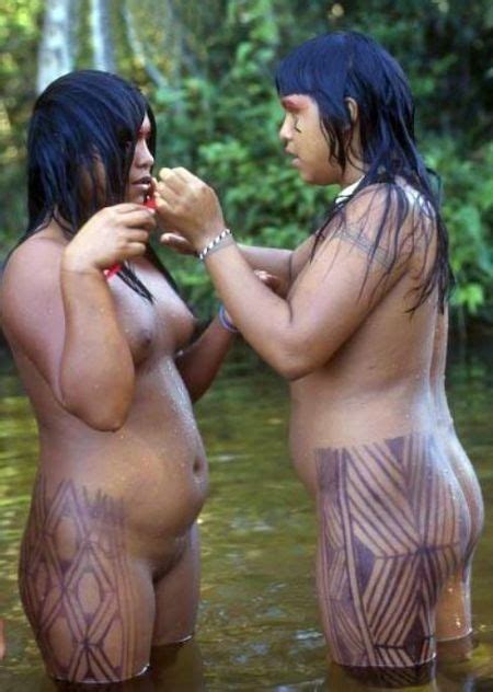 Native American Tribe Women Nude Cumception