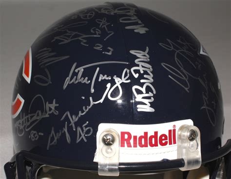 1985 Chicago Bears Team Signed Super Bowl Xx Champs Logo Authentic